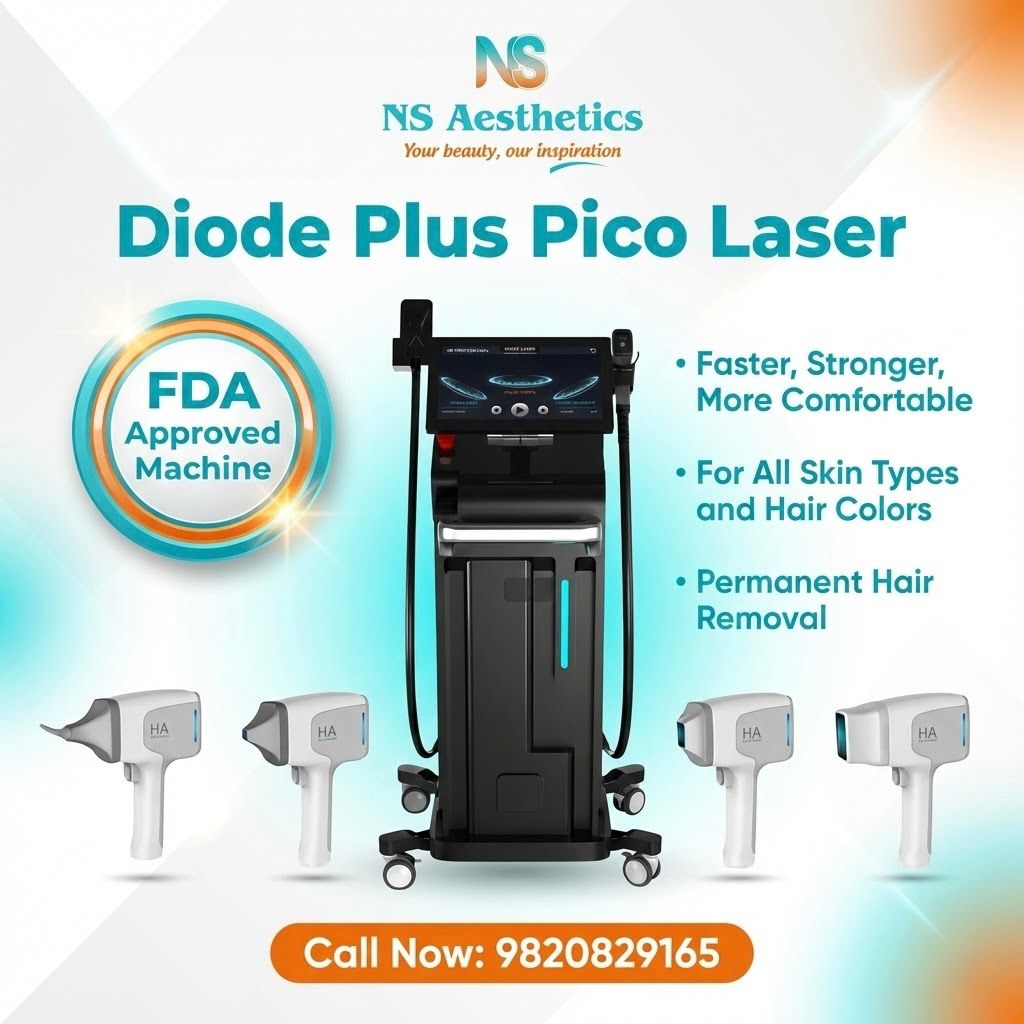 FDA Approved 2 in 1 Pico + Diode Laser