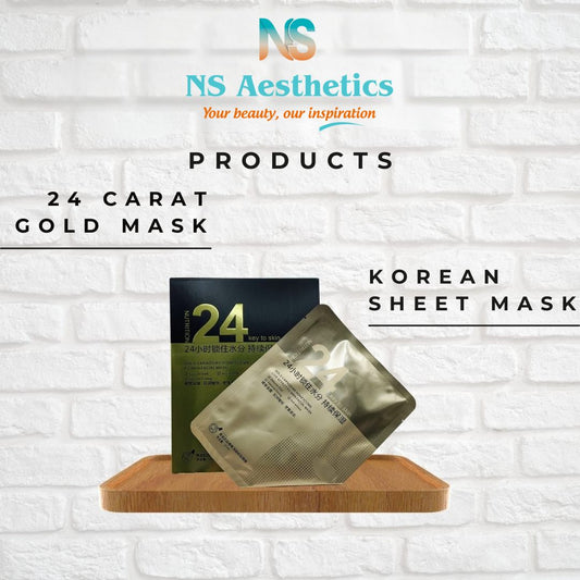 24 carat Gold Mask (5Pcs)