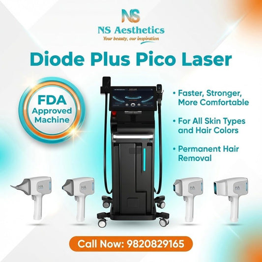 FDA Approved 2 in 1 Pico + Diode Laser