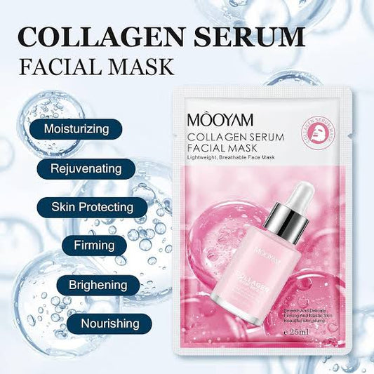 Moyam Collagen serum facial mask (pack of 5)